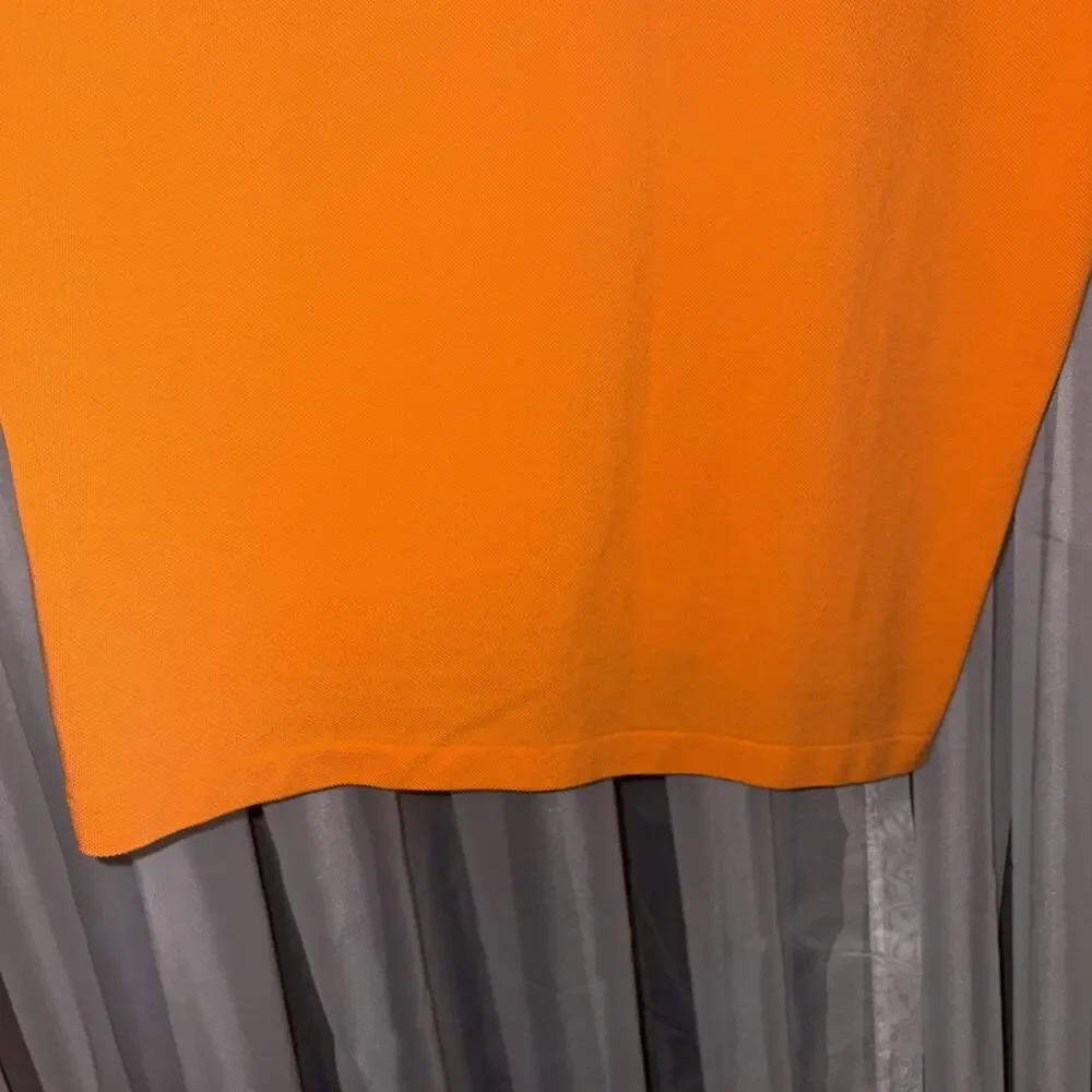 Ralph Lauren Polo Shirt Men’s Size Medium Preppy Orange Classic Fit Designer